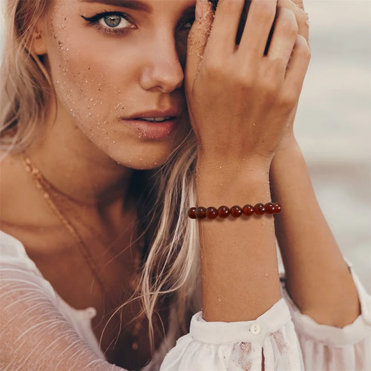 New Natural Stone Amethysts Bracelet