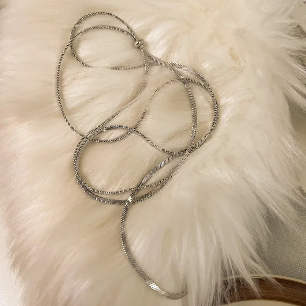 Exquisite Women's Light Luxury Pull-Out Necklace