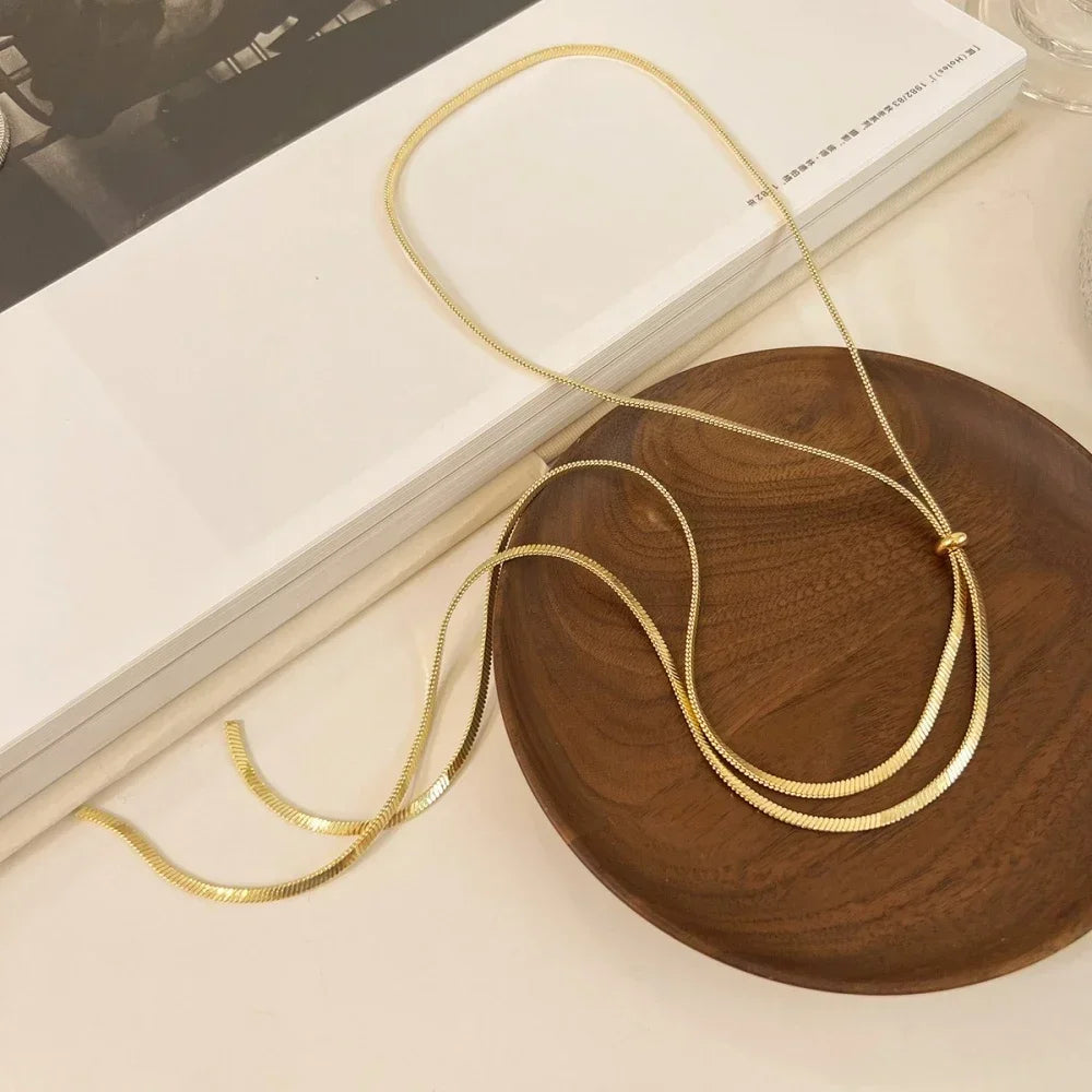 Exquisite Women's Light Luxury Pull-Out Necklace