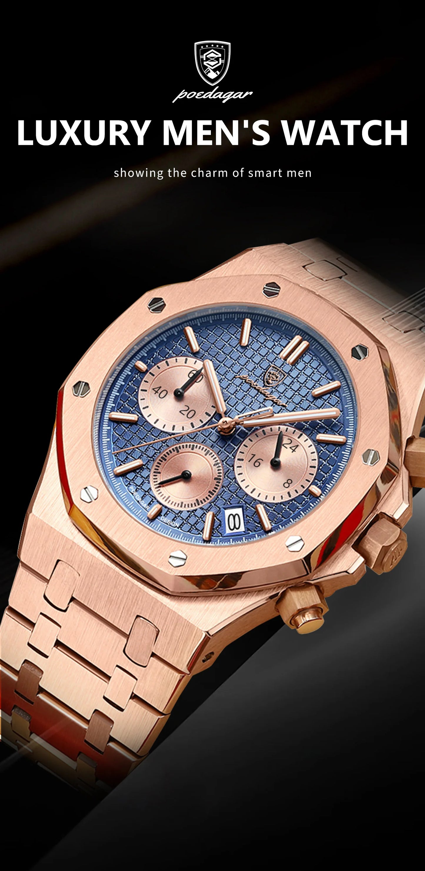 Men’s Quartz Chronograph Watch