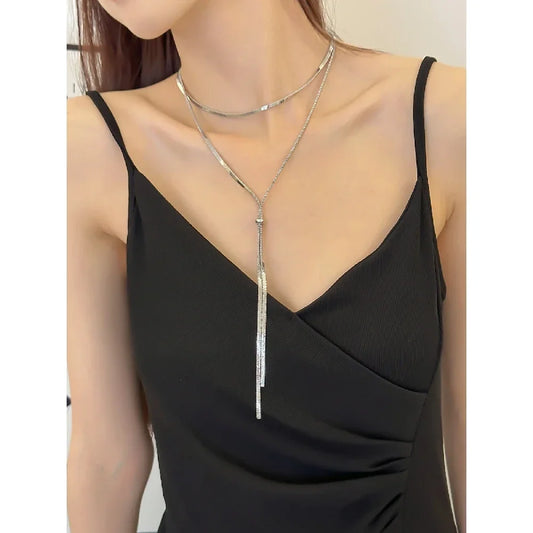Exquisite Women's Light Luxury Pull-Out Necklace