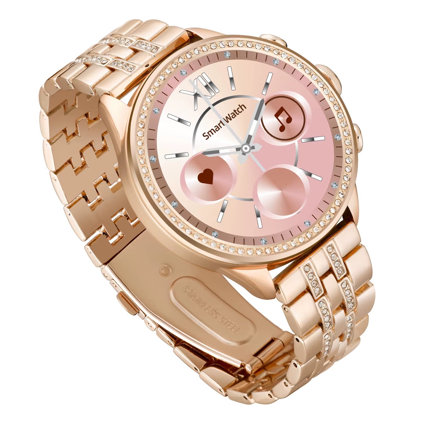 GEN9 Women's Fashion Smart Watch with IPS Display, Bluetooth Calling, Exercise Tracking, and Blood Pressure Monitoring - Model 10/15