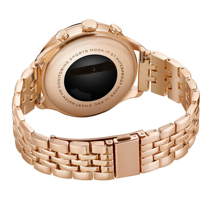 GEN9 Women's Fashion Smart Watch with IPS Display, Bluetooth Calling, Exercise Tracking, and Blood Pressure Monitoring - Model 10/15