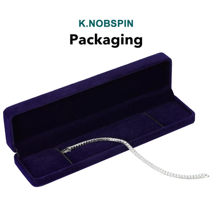 Unisex Moissanite Tennis Bracelet by Knobspin