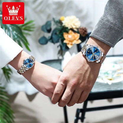 OLEVS 9998 Quartz Couple Watches Original