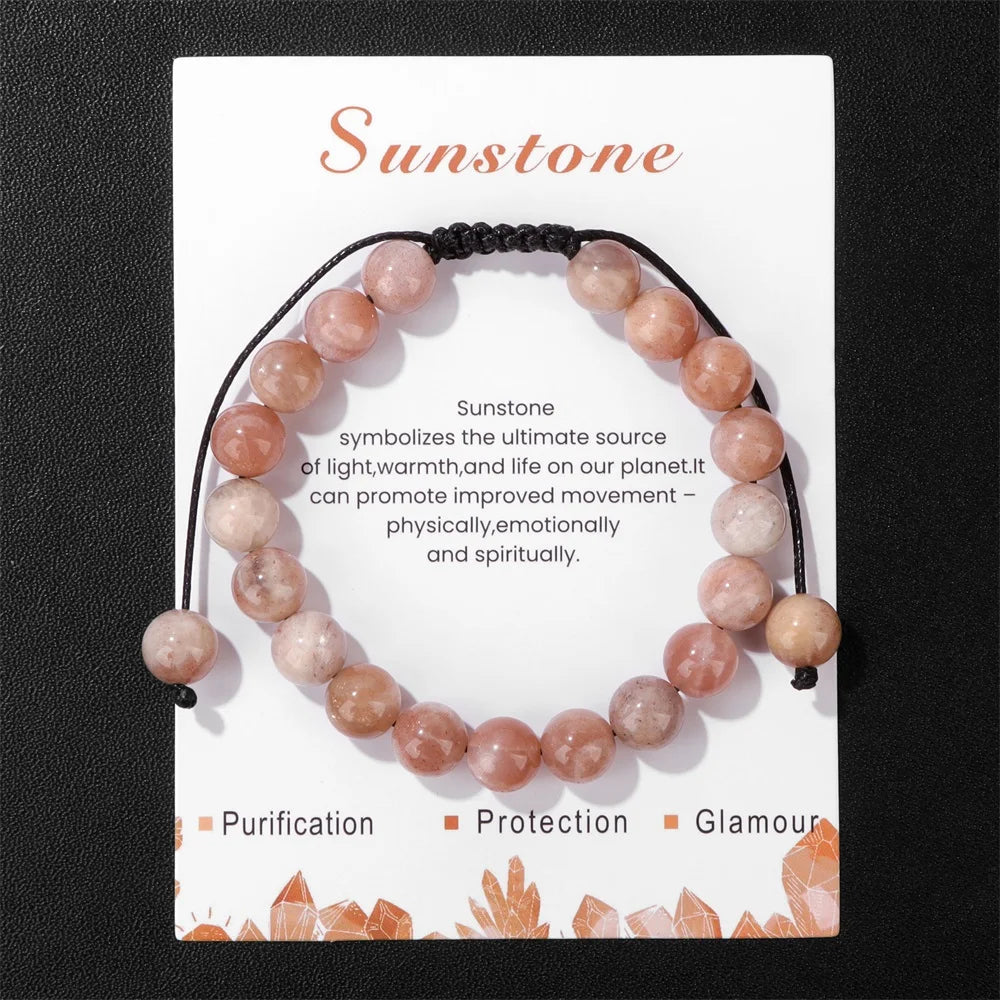 New Natural Stone Amethysts Bracelet