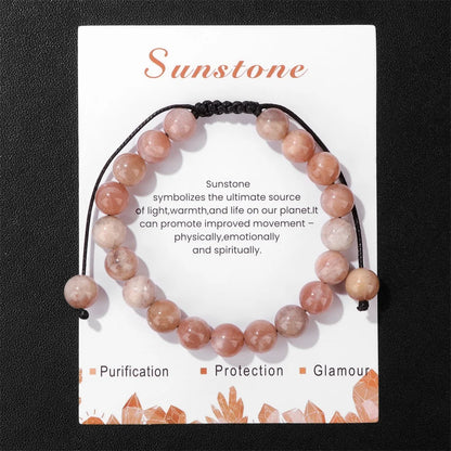 New Natural Stone Amethysts Bracelet