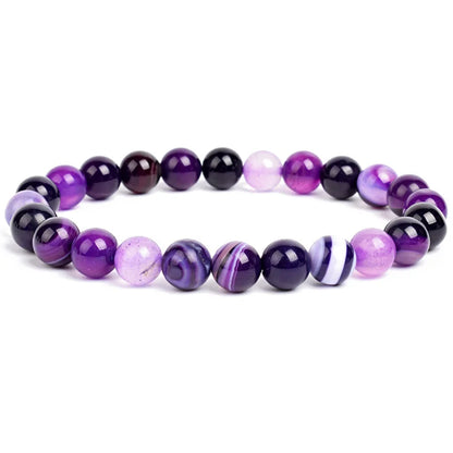 Natural Gemstone Beaded Bracelet for Men & Women