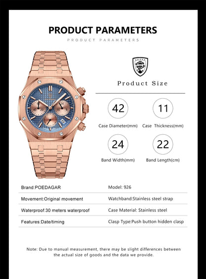 Men’s Quartz Chronograph Watch