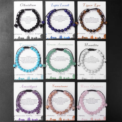 New Natural Stone Amethysts Bracelet