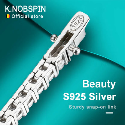 Unisex Moissanite Tennis Bracelet by Knobspin