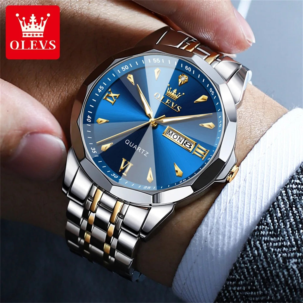 OLEVS 9998 Quartz Couple Watches Original