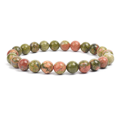 Natural Gemstone Beaded Bracelet for Men & Women