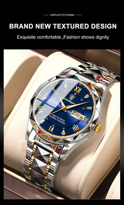Luxury Waterproof Stainless - Steel Men's Watch