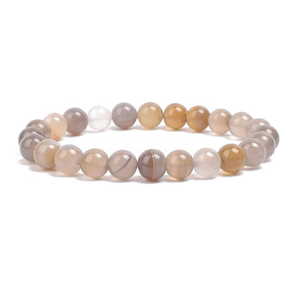 Natural Gemstone Beaded Bracelet for Men & Women
