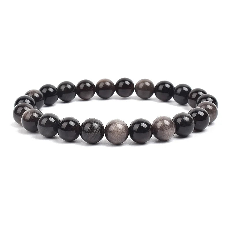 Natural Gemstone Beaded Bracelet for Men & Women
