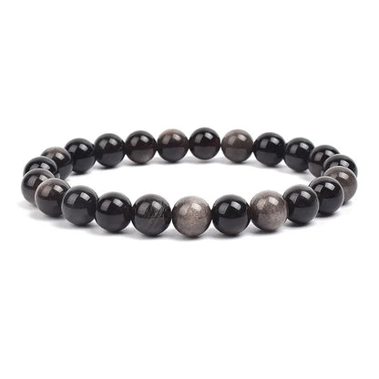 Natural Gemstone Beaded Bracelet for Men & Women