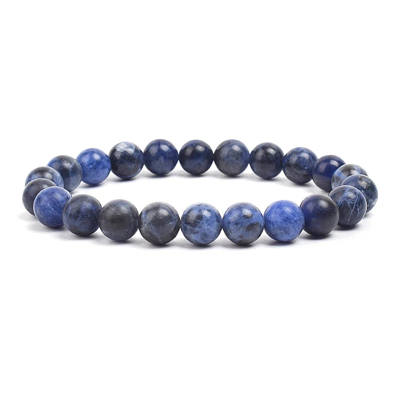 Natural Gemstone Beaded Bracelet for Men & Women