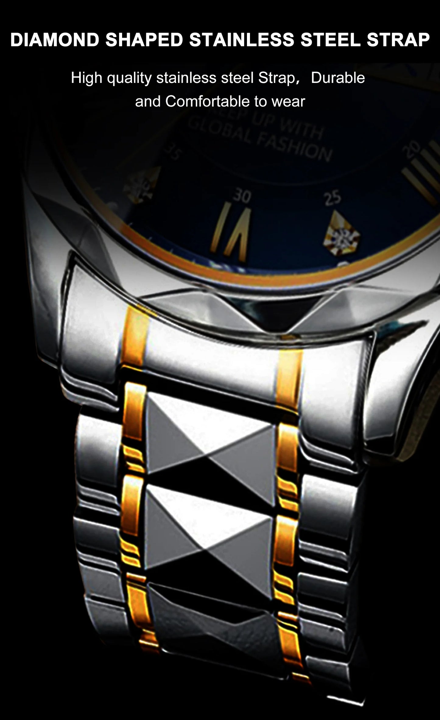 Luxury Waterproof Stainless - Steel Men's Watch