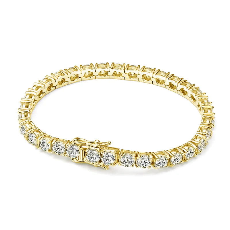 Unisex Moissanite Tennis Bracelet by Knobspin
