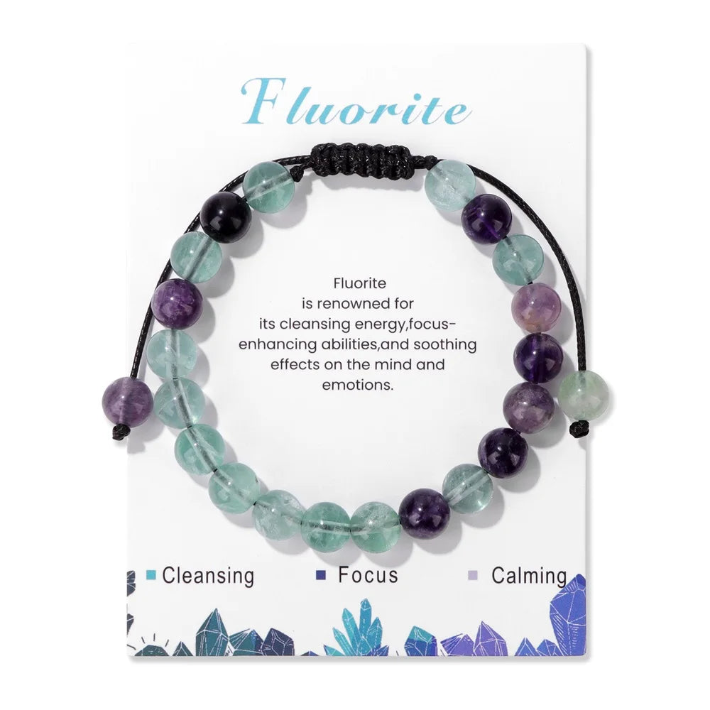 New Natural Stone Amethysts Bracelet
