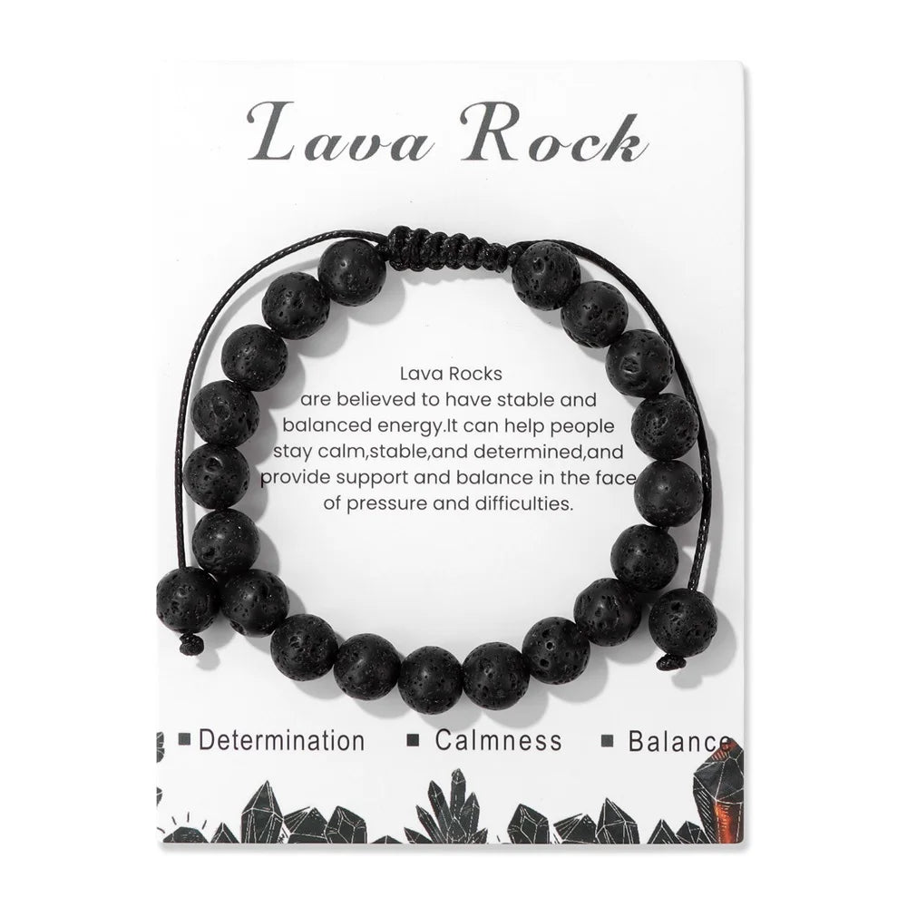 New Natural Stone Amethysts Bracelet