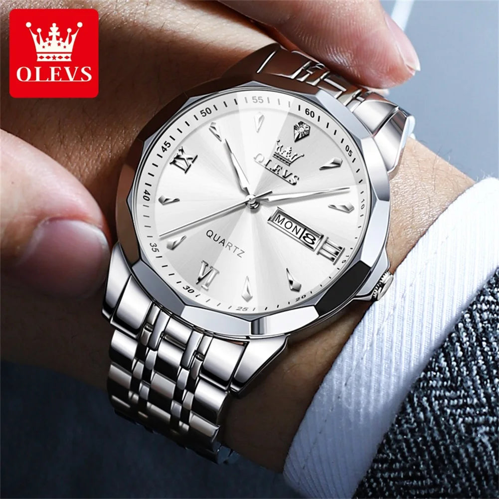 OLEVS 9998 Quartz Couple Watches Original