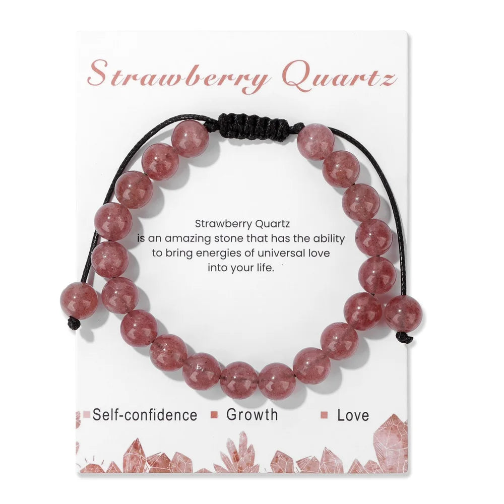 New Natural Stone Amethysts Bracelet