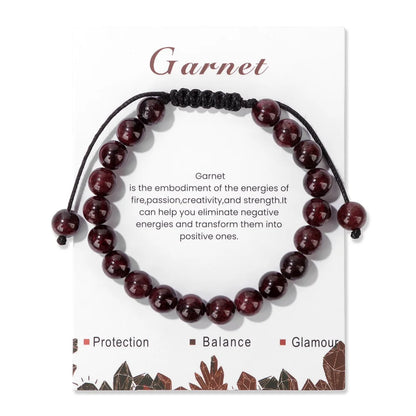 New Natural Stone Amethysts Bracelet