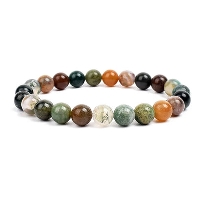 Natural Gemstone Beaded Bracelet for Men & Women