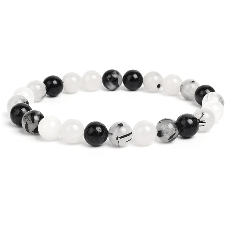 Natural Gemstone Beaded Bracelet for Men & Women