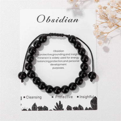 New Natural Stone Amethysts Bracelet