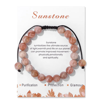 New Natural Stone Amethysts Bracelet