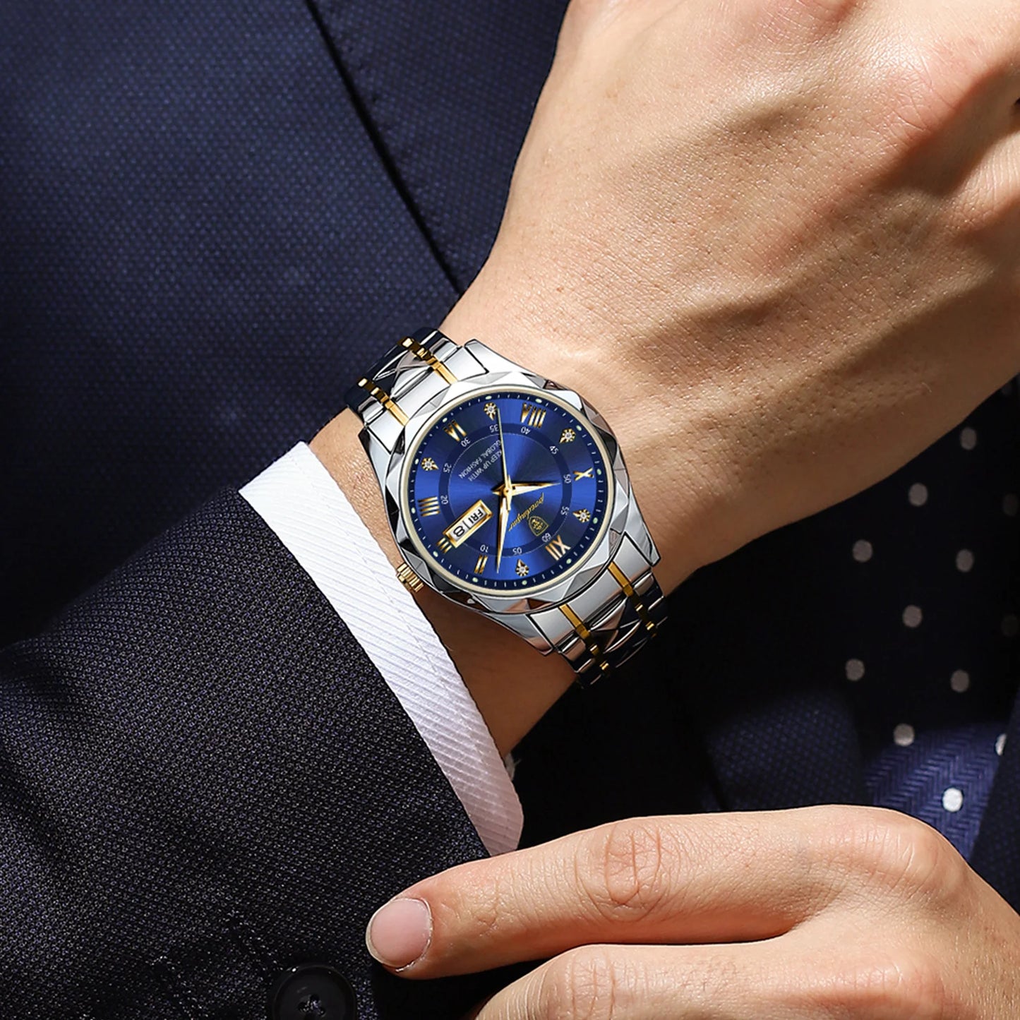 Luxury Waterproof Stainless - Steel Men's Watch