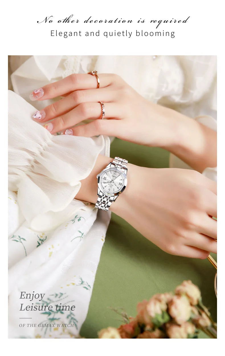 OLEVS 9998 Quartz Couple Watches Original