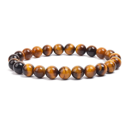 Natural Gemstone Beaded Bracelet for Men & Women
