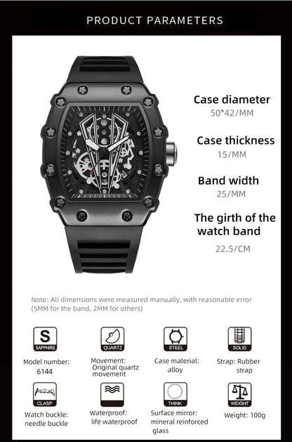 Waterproof Luminous Quartz Watch