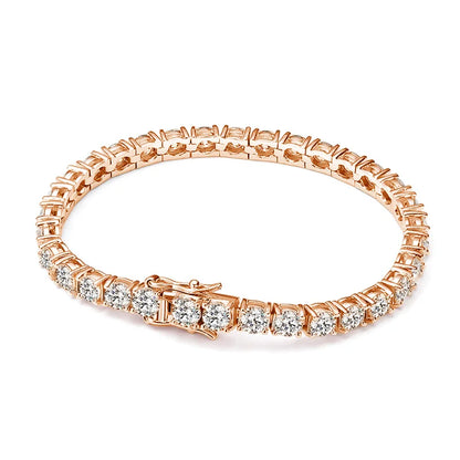 Unisex Moissanite Tennis Bracelet by Knobspin