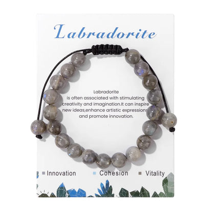 New Natural Stone Amethysts Bracelet