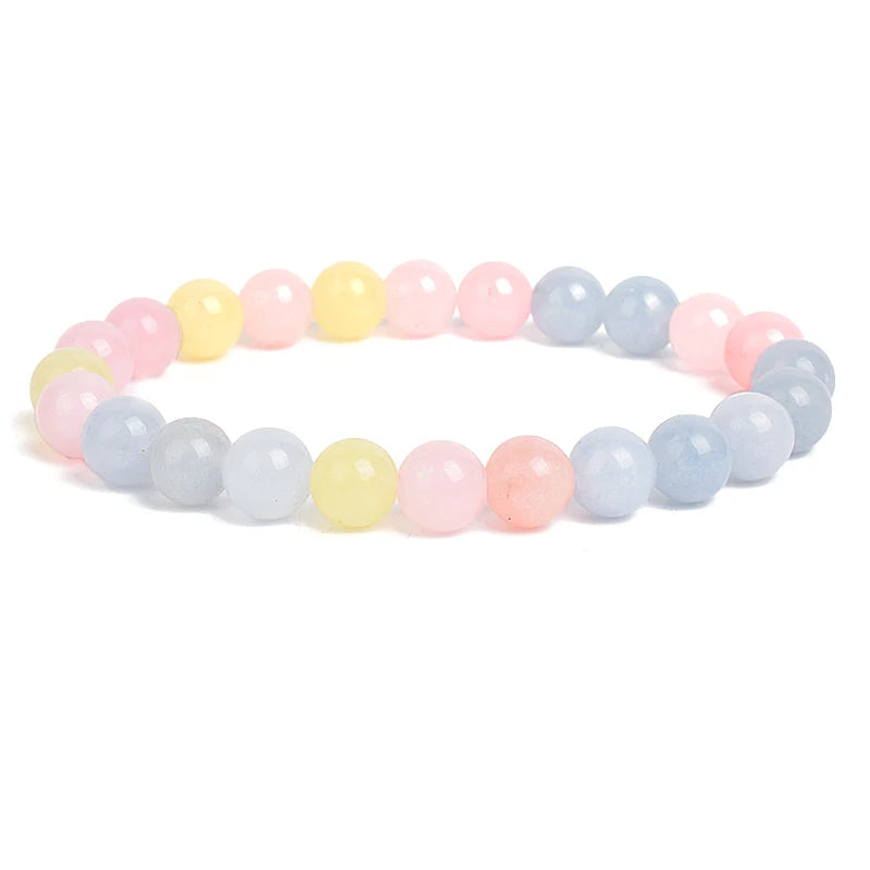 Natural Gemstone Beaded Bracelet for Men & Women