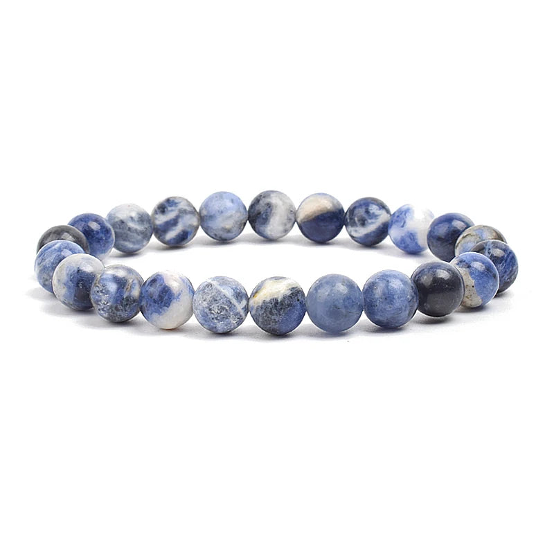 Natural Gemstone Beaded Bracelet for Men & Women