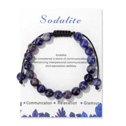 New Natural Stone Amethysts Bracelet