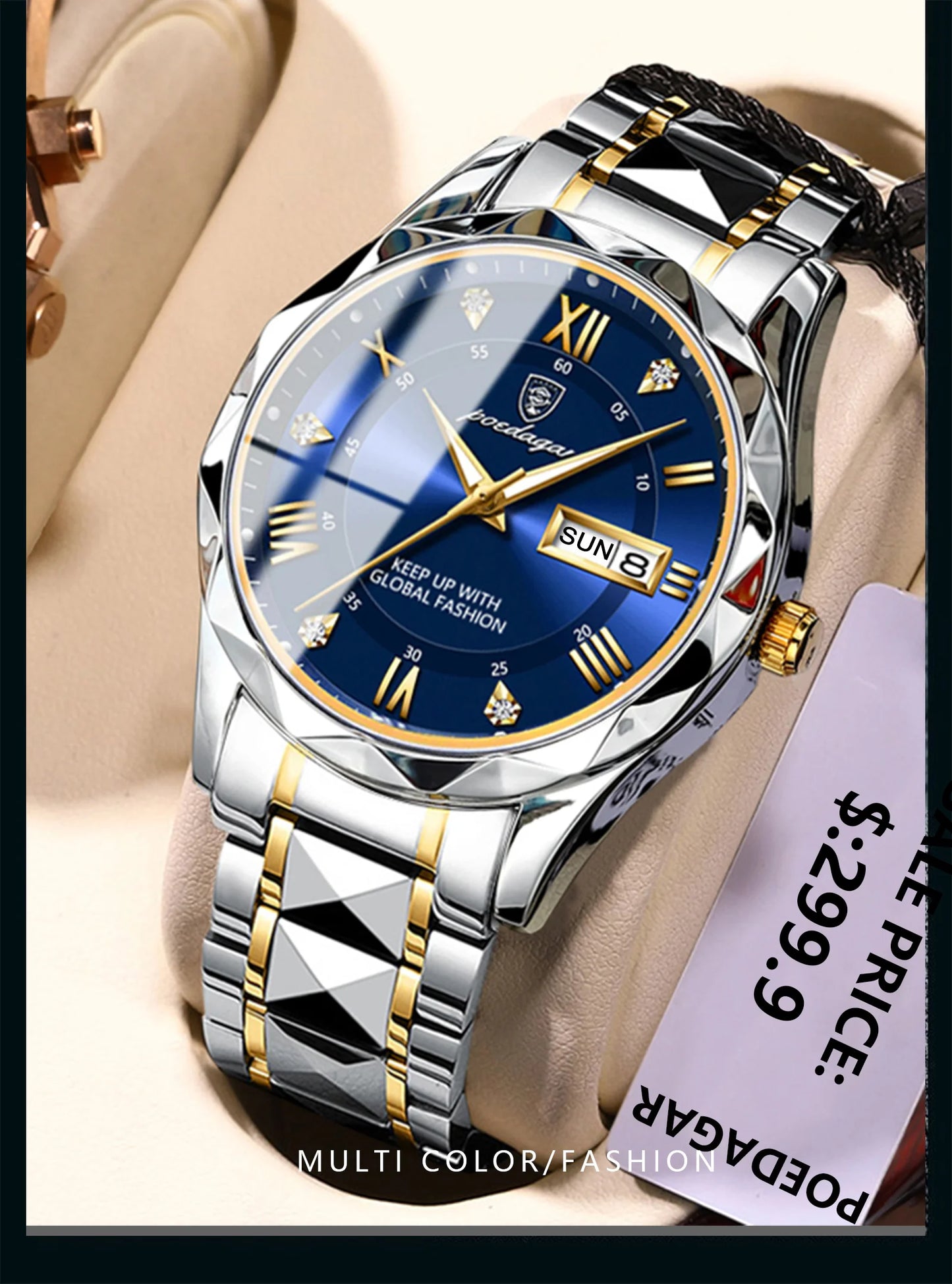 Luxury Waterproof Stainless - Steel Men's Watch